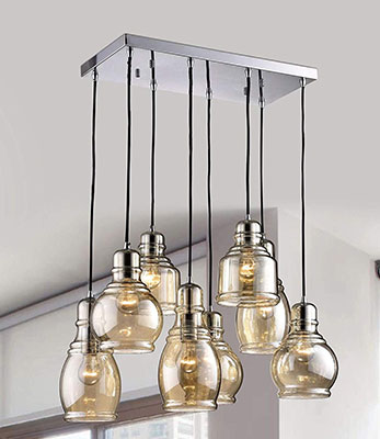 Linear Chandelier Centerpiece 