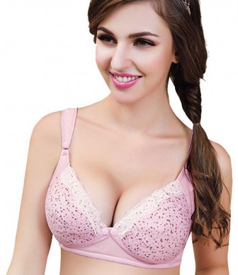 Pink Balconette Bra